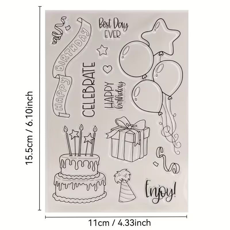 Clearstamps Geburtstag