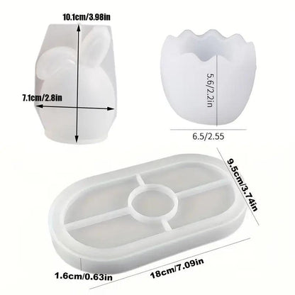 Silikonform Osterschale 3-teilig - Craftguru