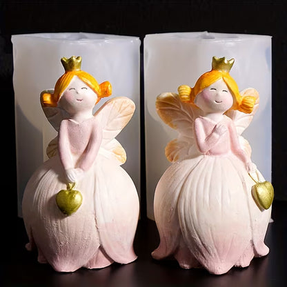 Silikonform Märchenfee mit Herz, verschiedene Varianten