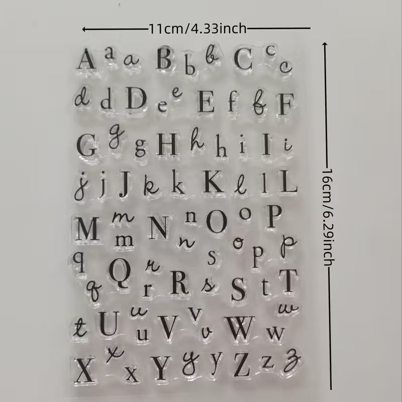 Clearstamps Buchstaben