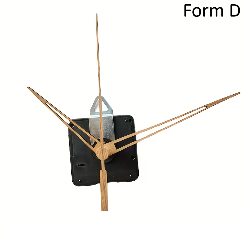 Uhrwerk mit Zeigern, Holz, verschiedene Varianten