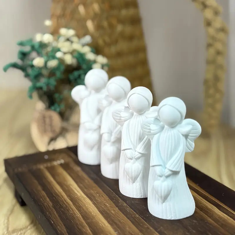 Silikonform Engel mit Herz