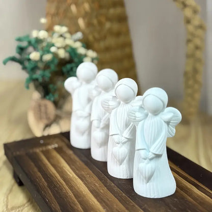 Silikonform Engel mit Herz