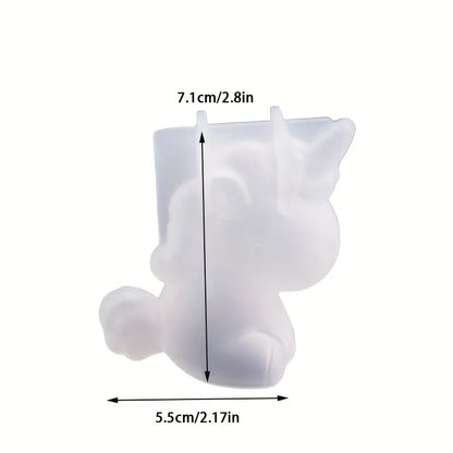 Silikonform Einhorn