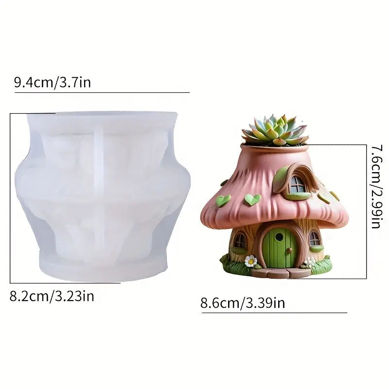 Silikonform Pilshaus