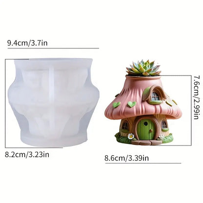 Silikonform Pilshaus