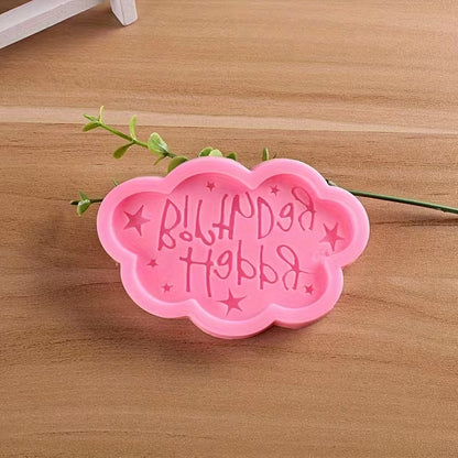 Silikonform Happy Birthday