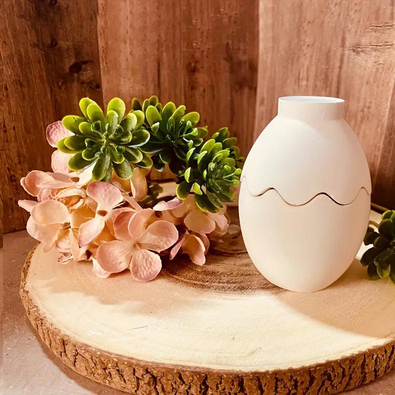 Silikonform Eierschale mit Deckel - Craftguru