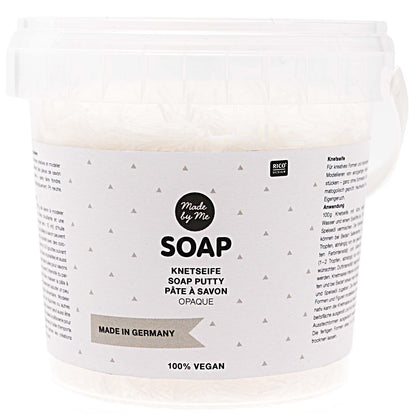 Rico Design - Knetseife weiß opak, 300g