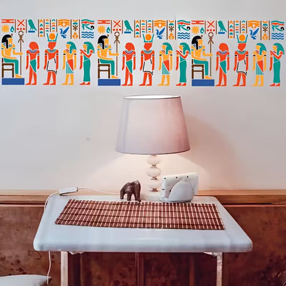 Schablonenset ägyptische Hieroglyphen, 2 teilig