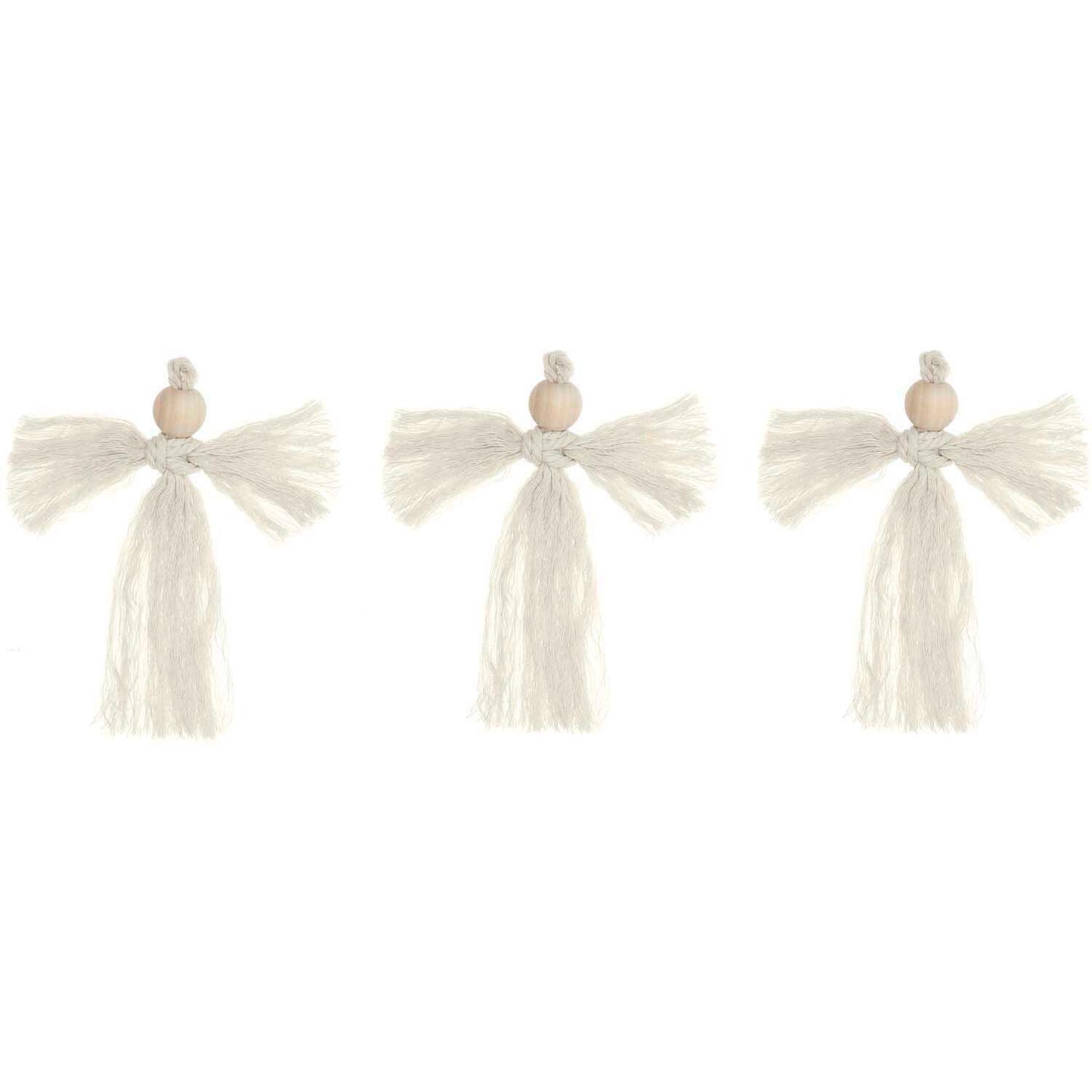 Rico Design Makramee Set Engel 3 Stück