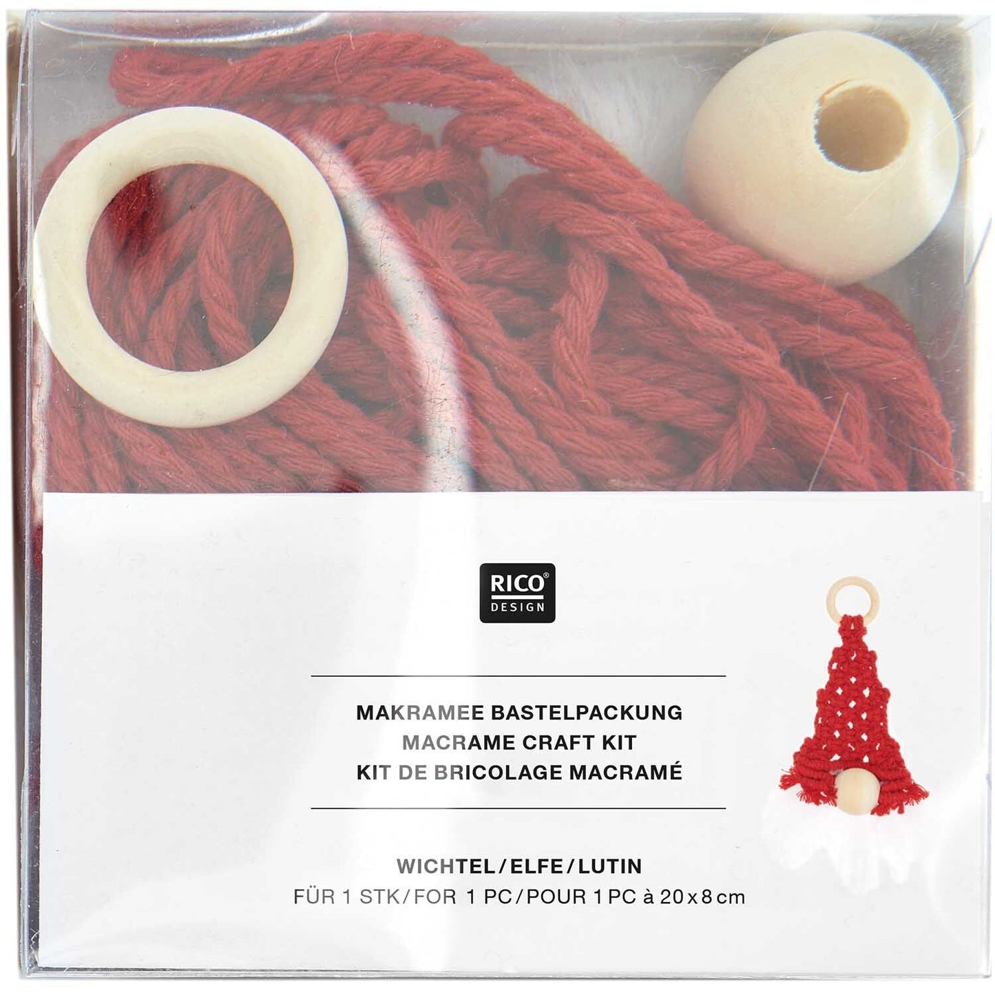Rico Design Makramee Set Wichtel