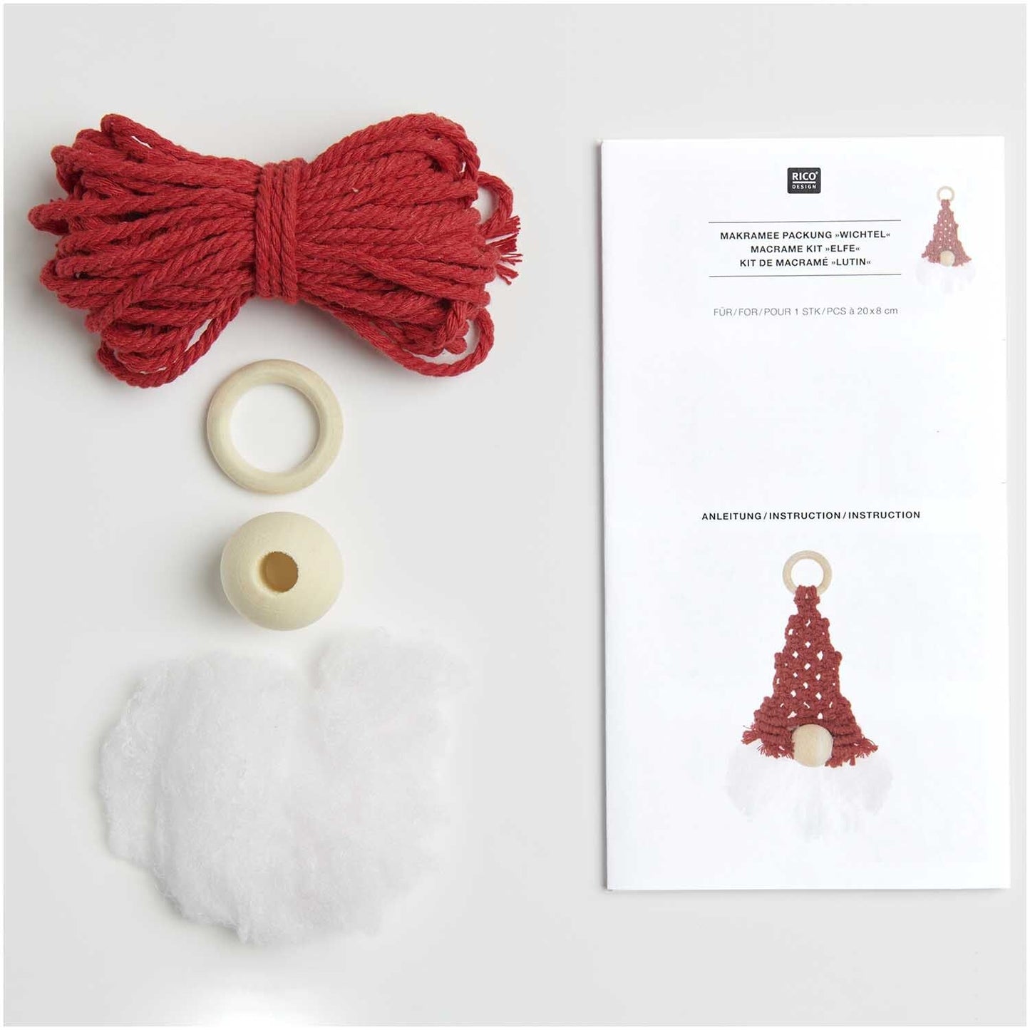 Rico Design Makramee Set Wichtel