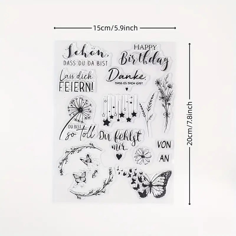 Clearstamps Sprüche für jeden Anlass