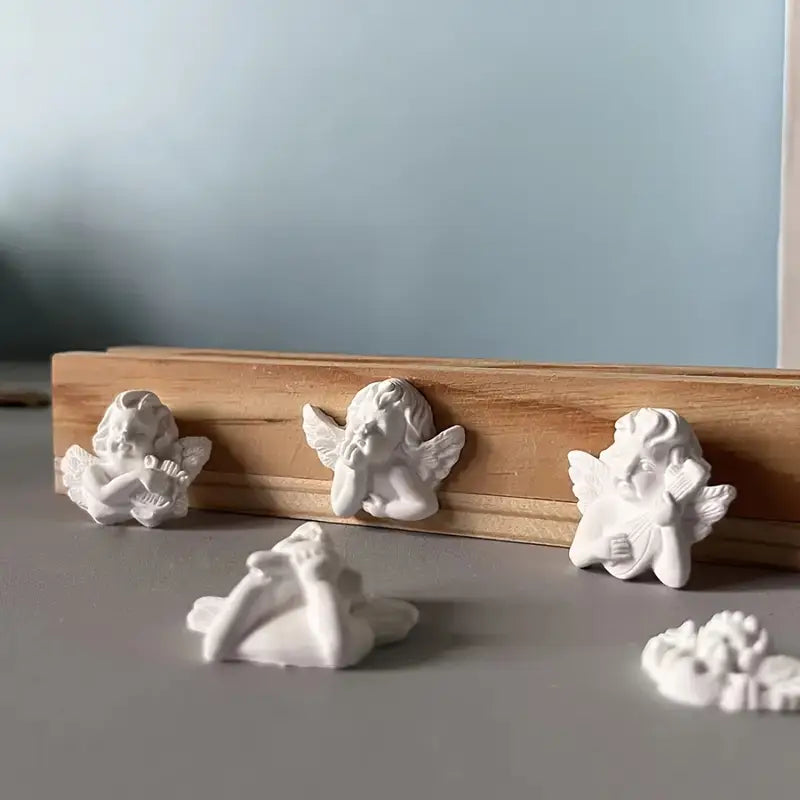 Silikonform Engelchen mit 7 verschiedenen Motiven