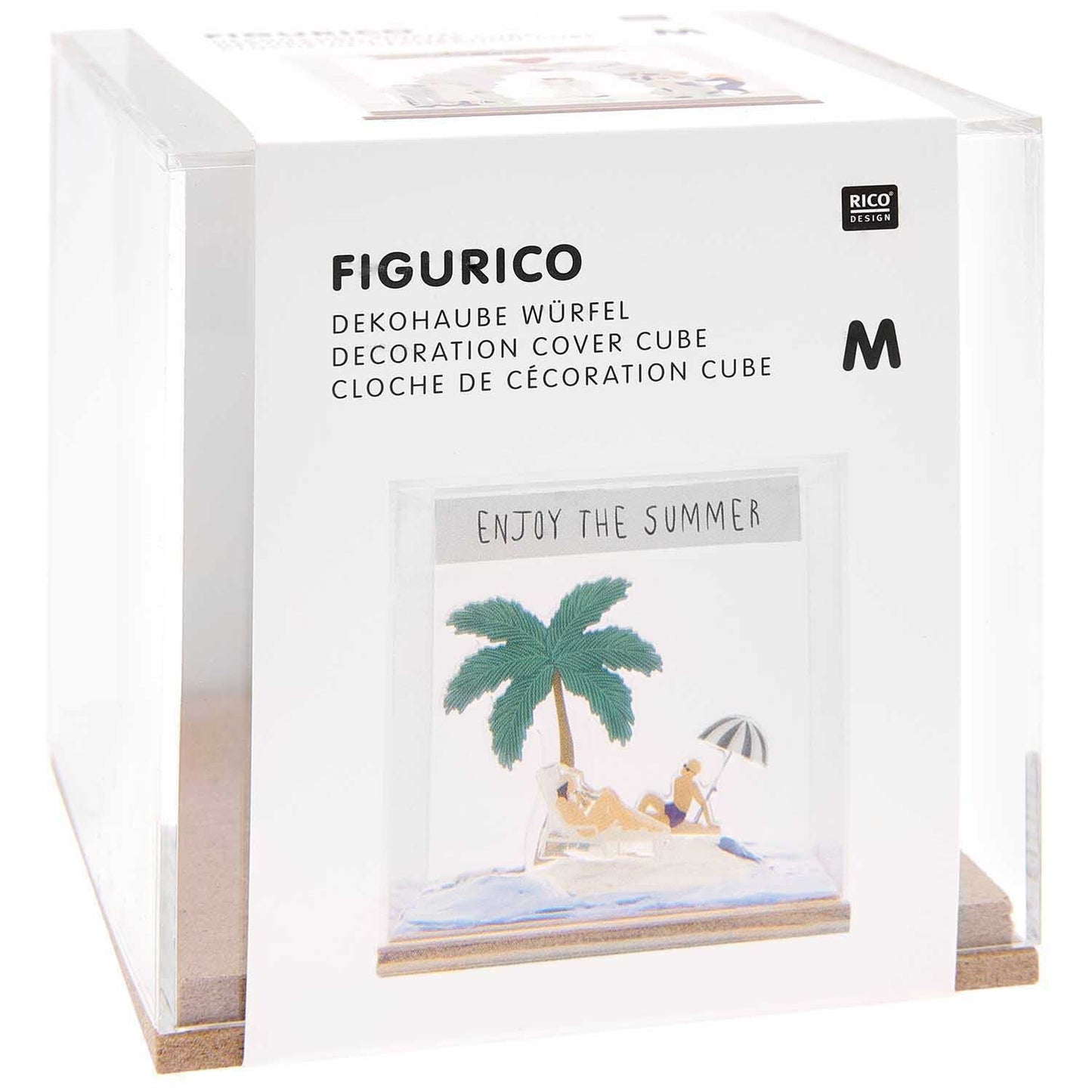Rico Design Figurico Dekohaube Würfel Größe M