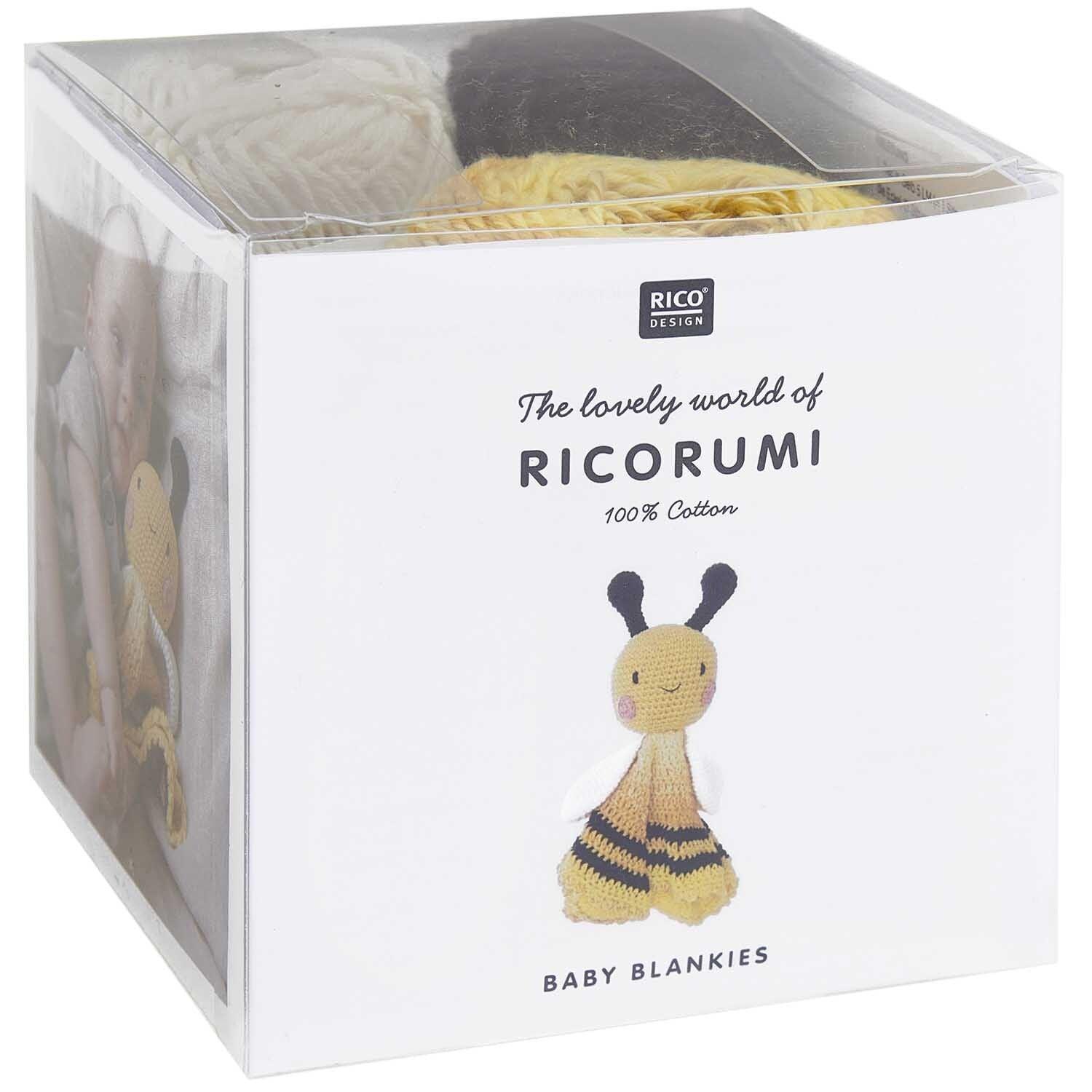 Rico Design Häkelset Ricorumi Baby Blankies Biene 8-teilig - Craftguru