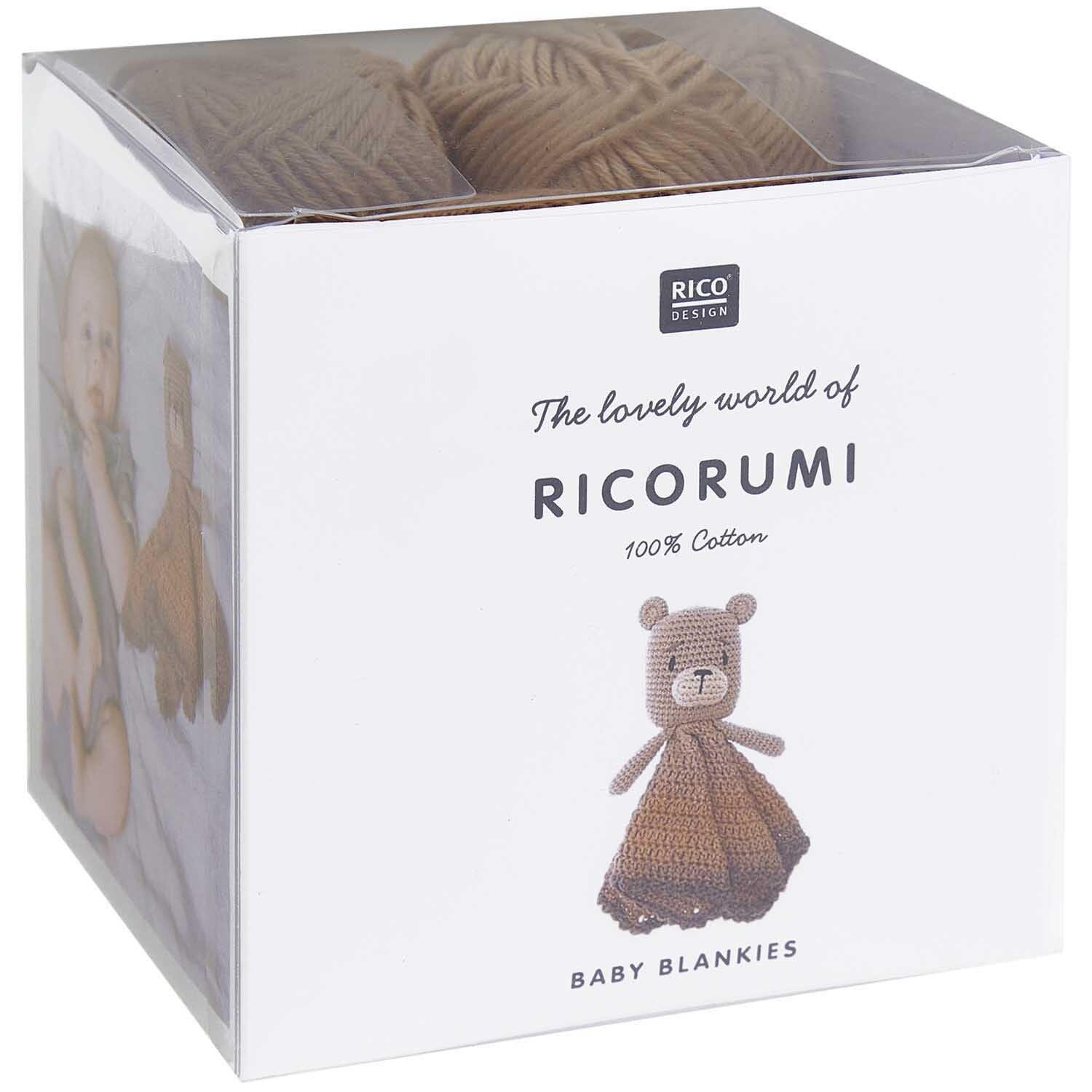 Rico Design Häkelset Ricorumi Baby Blankies Teddy 8-teilig - Craftguru