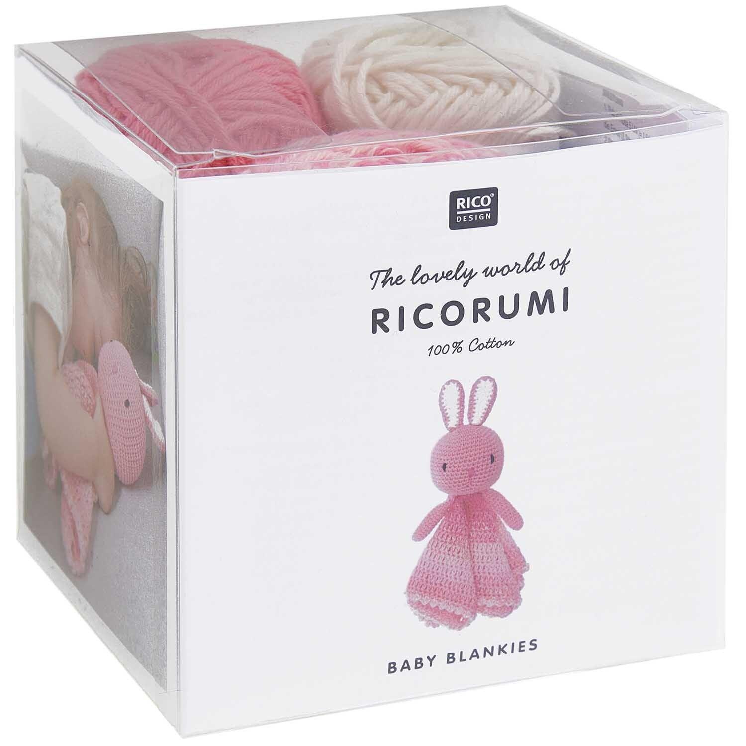 Rico Design Häkelset Ricorumi Baby Blankies Hase 8-teilig - Craftguru