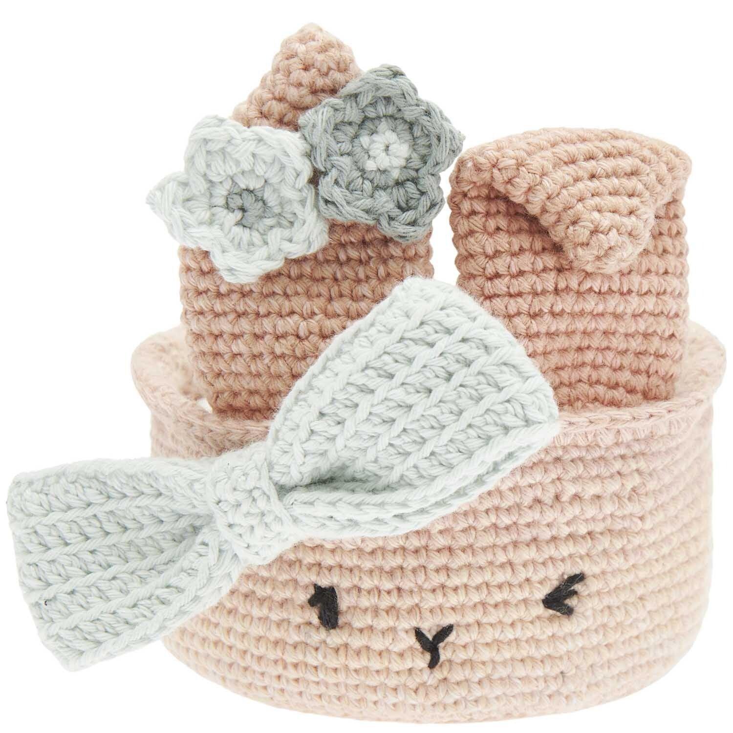Rico Design Ricorumi Häkelset - Osterkörbchen Beige - Craftguru