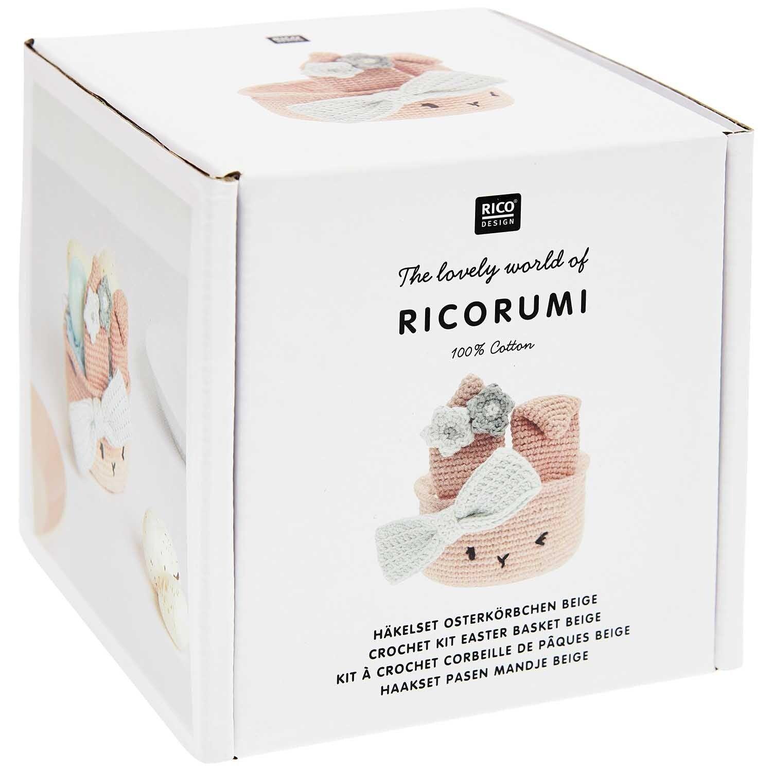Rico Design Ricorumi Häkelset - Osterkörbchen Beige - Craftguru