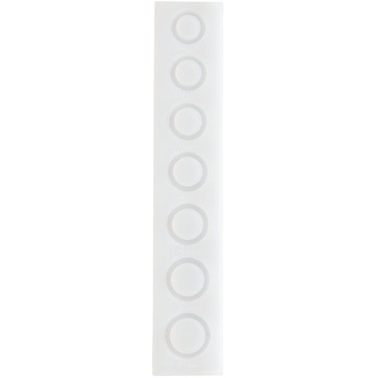 Silikon Gießform Ringe schmal