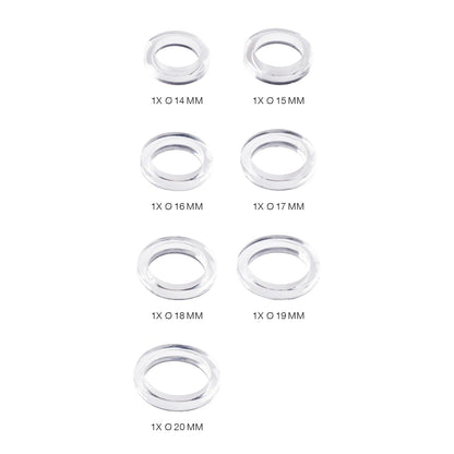 Silikon Gießform Ringe schmal