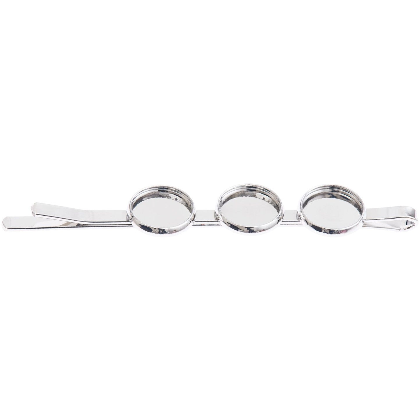 Haarnadel mit drei runden Klebeflächen 7cm 3 Stück