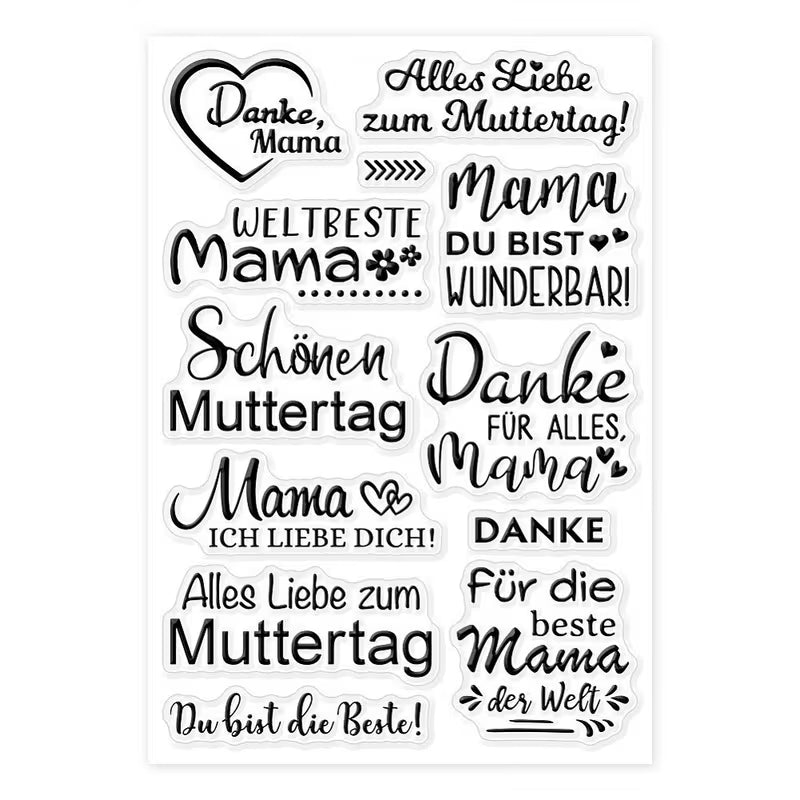 Clearstamps Muttertag