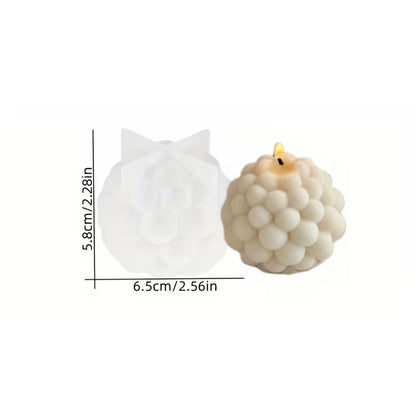 Silikonform Kugelkerze, rund