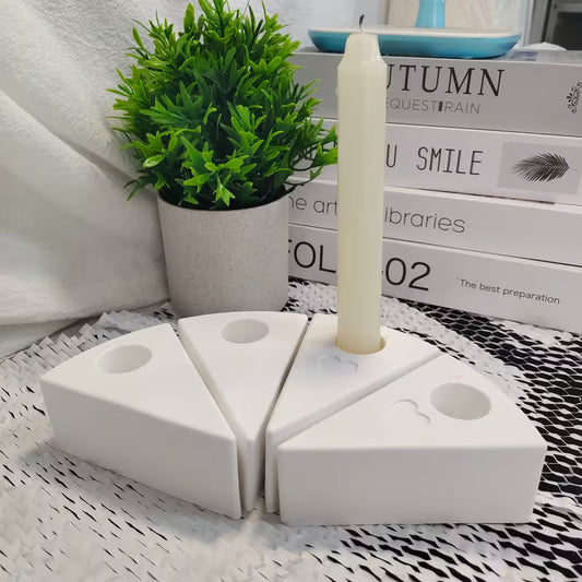 Silikonform Tortenstück mit Herz