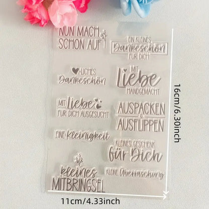 Clearstamps Kleines Dankeschön