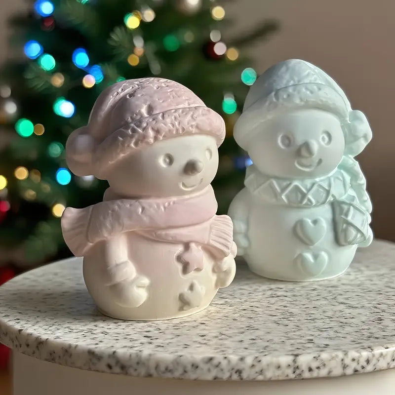 Silikonform Schneemann in 2 Varianten