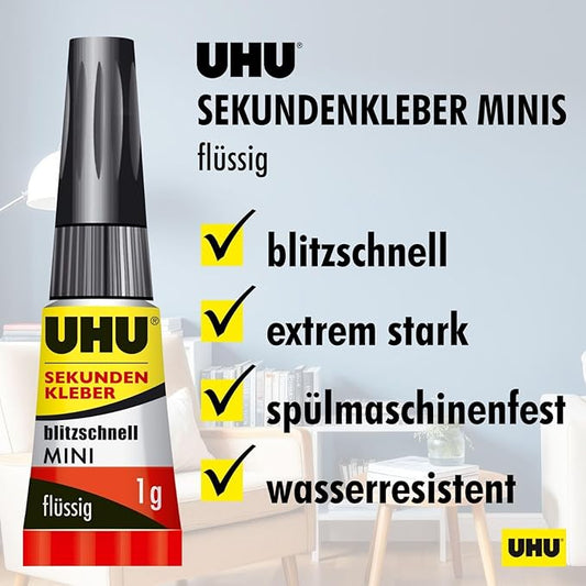 UHU - Sekundenkleber blitzschnell 1g