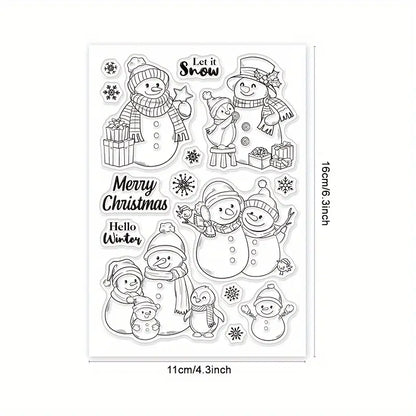 Clearstamps Schneemann