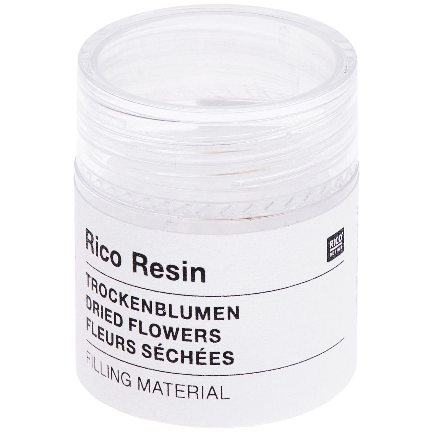 Füllmaterial für Resin Trockenblumen Weiß 15 Stück