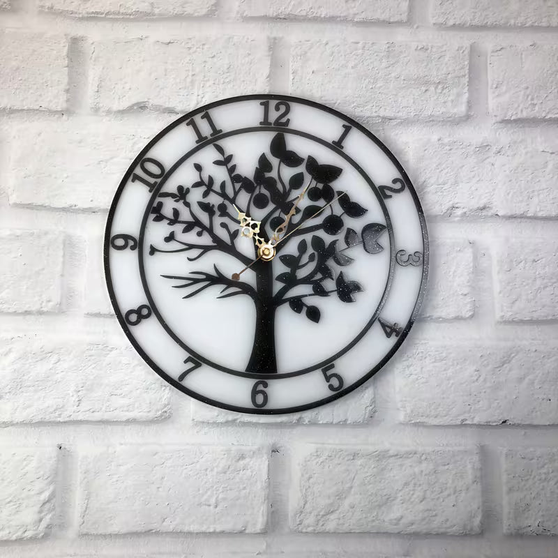 Silikonform Uhr Lebensbaum