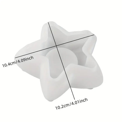 Silikonform Teelichthalter Stern