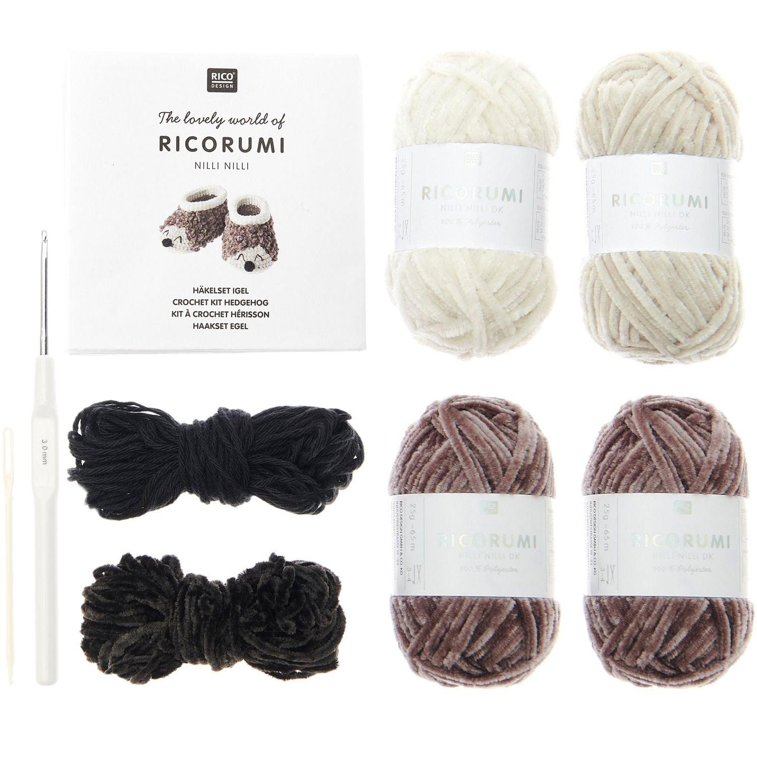 Rico Design Ricorumi Häkelset Baby Booties Igel - Craftguru