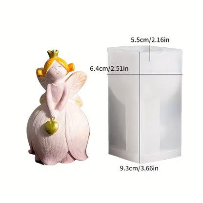 Silikonform Märchenfee mit Herz, verschiedene Varianten