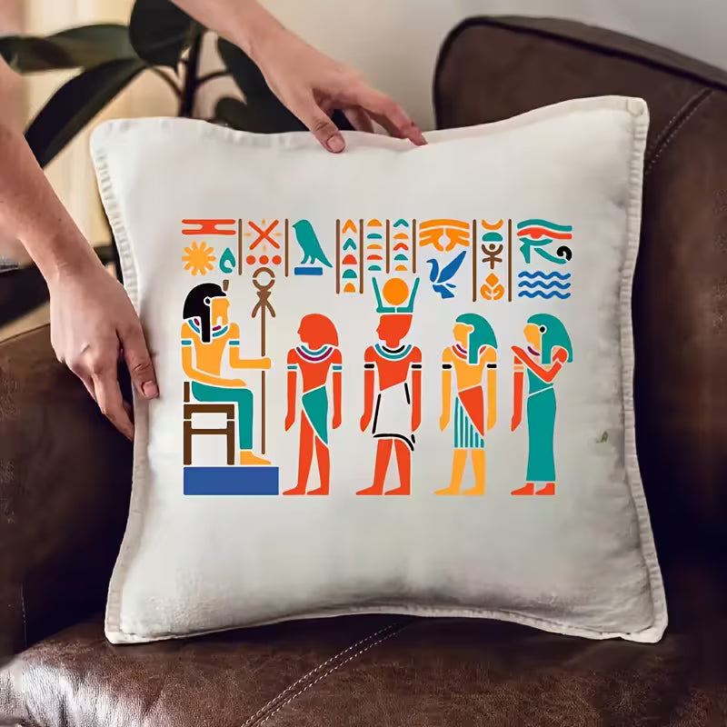 Schablonenset ägyptische Hieroglyphen, 2 teilig