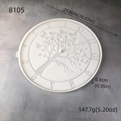 Silikonform Uhr Lebensbaum
