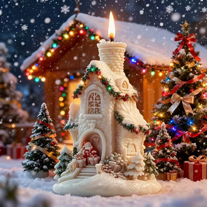 Silikonform Weihnachtshaus