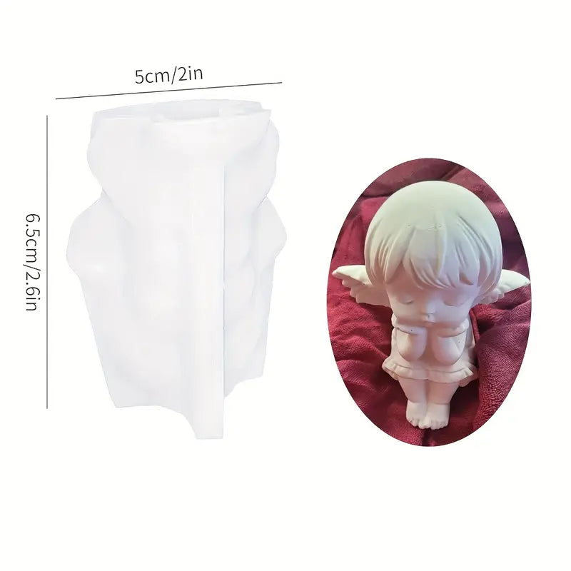 Silikonform Sitzendes Engelchen