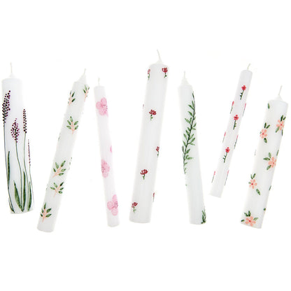 Rico Design - Candle Liner Kerzenmalfarbe Set Roses 6 Stück à 30ml