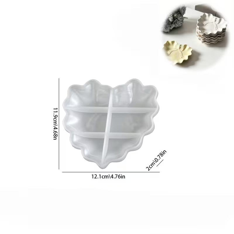 Silikonform Schale mit Schleife