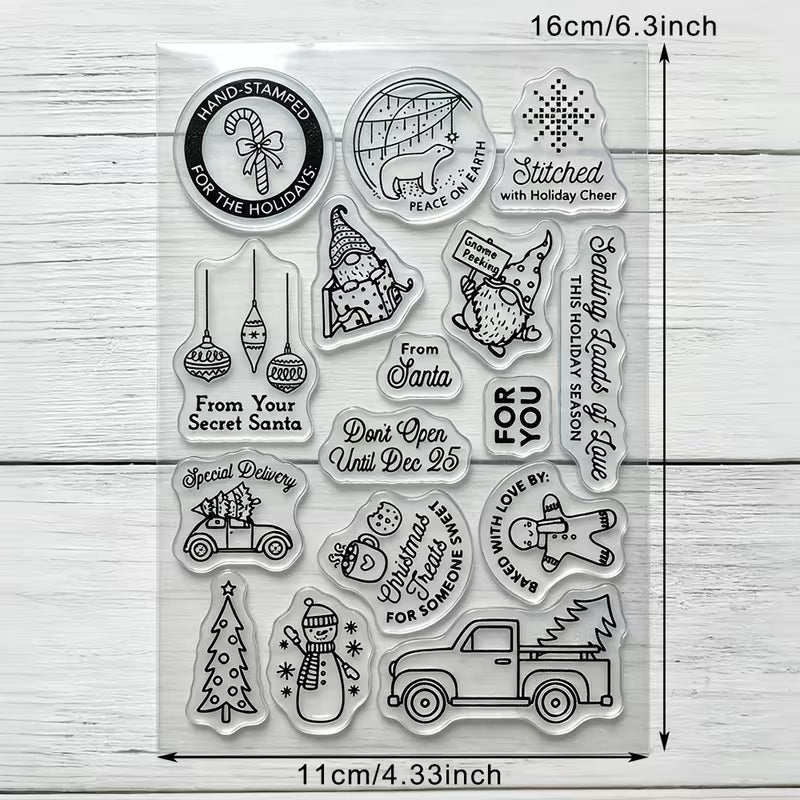 Clearstamps Weihnachtsbotschaften