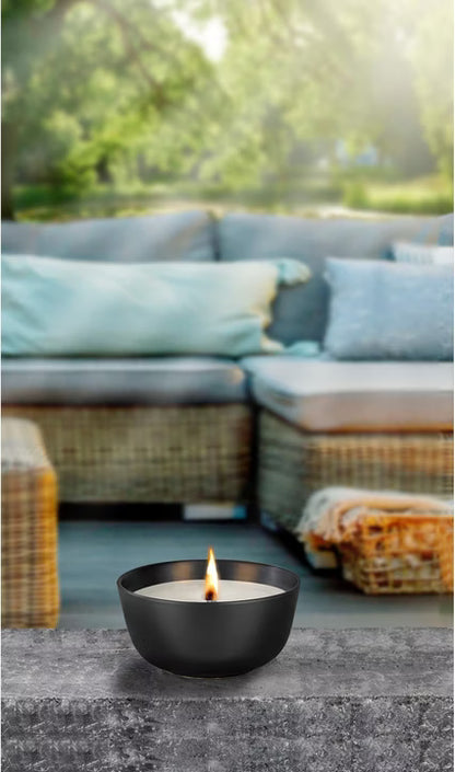 Outdoor-Docht mit Fuss, 3 Stk., 10 x 10 x 120 mm