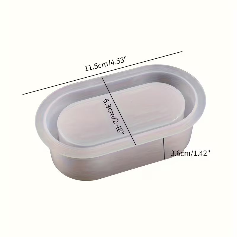 Silikonform Hohe Schale Oval