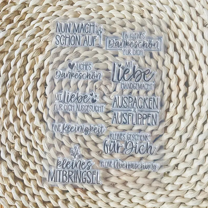 Clearstamps Kleines Dankeschön